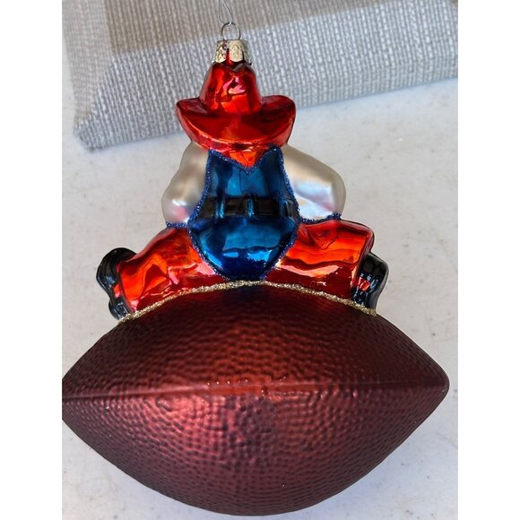 Oklahoma State University Cowboys Football Pistol Pete Metallic Ornament (READ) - Picture 3 of 10